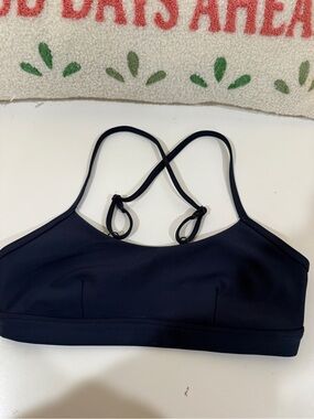 alo sports bra navy